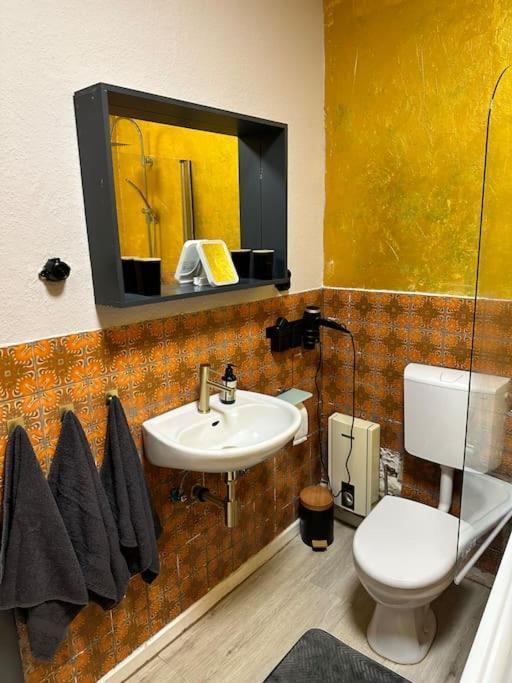 Moderne Retro Perle Am Niederrhein Apartment Alpen Bagian luar foto